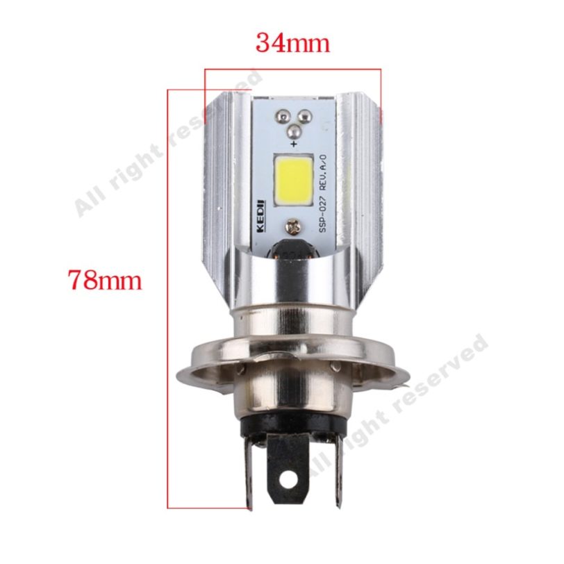 1pcs H4 H6 Ba20d Led Motorcycle Headlight Scooter Bulb 6000k Light 1000LM ATV Moto Motorbike Accessories Fog Lamp For Suzuki - Image 2