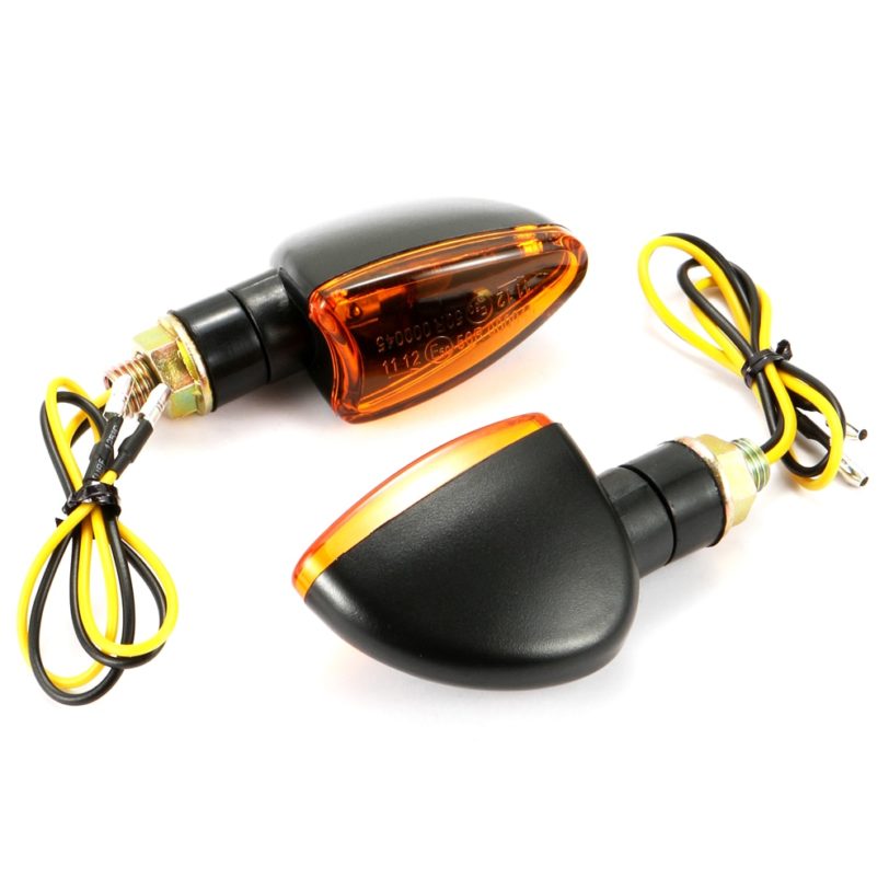 2 Pcs Universal Motorcycle Turn Signal Indicators Light Amber Flashers Lighting Motorbike Lamp Super Bright Custom Tail Light - Image 6