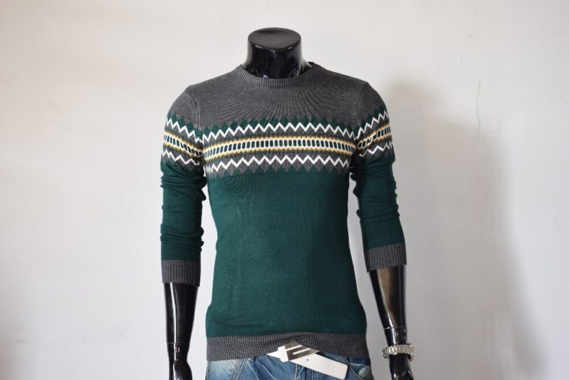 2020 New Autumn Fashion Brand Casual Sweater O-Neck Slim Fit Knitting Mens Striped Sweaters & Pullovers Men Pullover Men XXL - Image 6