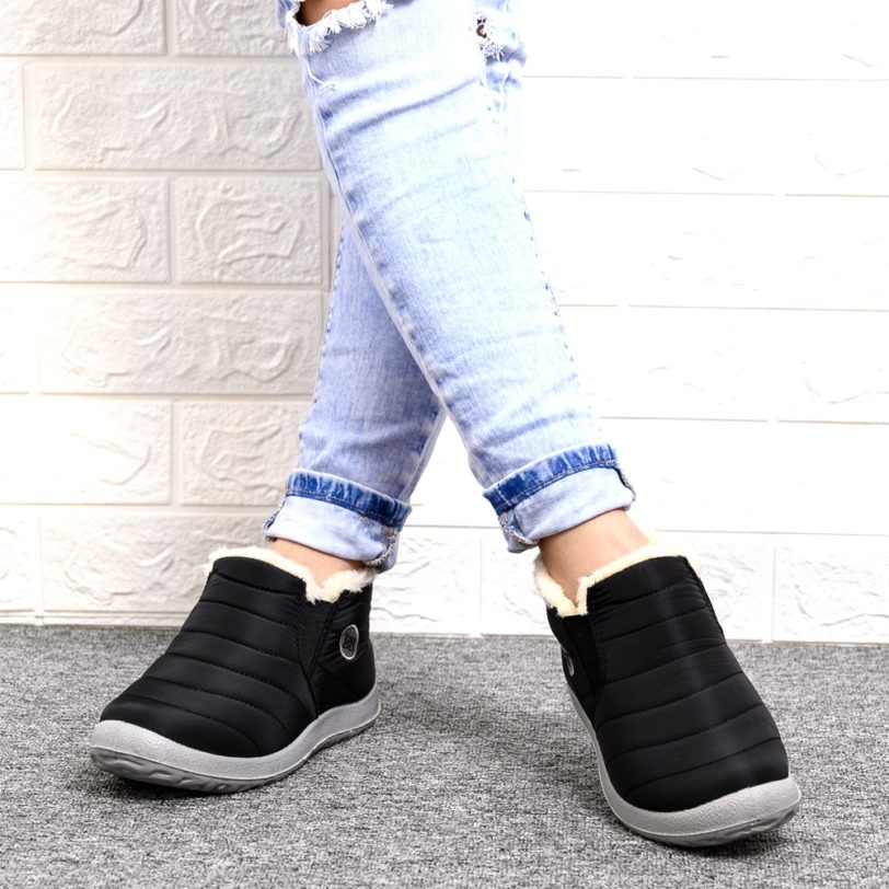 2020 winter boots women waterproof snow women shoes flat Casual Winter Shoes Ankle Boots for Women 2