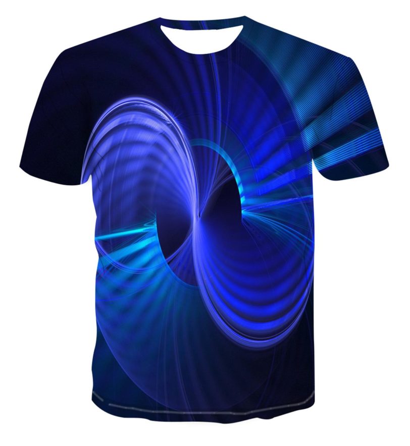 2021 3D New Print Personalized Clock Geometry T-Shirt Fashion Street Style Men's Summer Short Sleeve Top T-Shirt XXS-6XL - Image 5