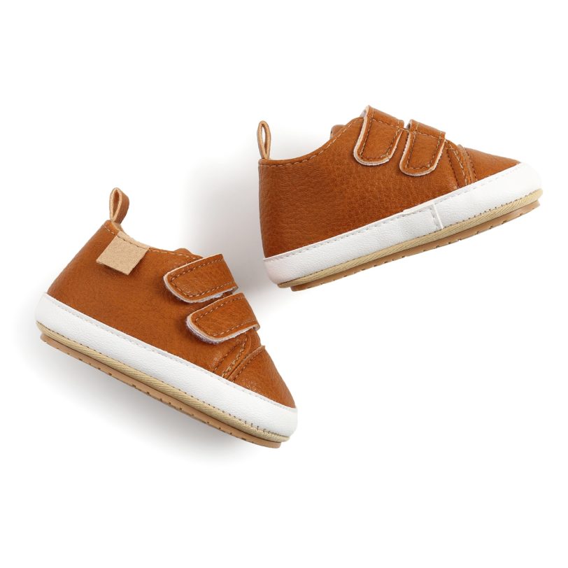 2021 Baby Shoes Newborn Infant Boy Girl Classical PU Soft Anti-slip Toddler Shoes Moccasins 0-18M First Walkers - Image 3