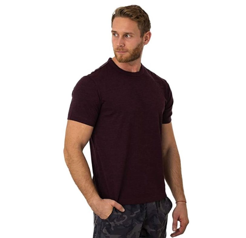 2021 Men's Merino Wool T Shirt Base Layer Wool Tee Men 100% Merino Wool Shirt 170gram Wicking Breathable Anti-Odor Size S-XXL - Image 3