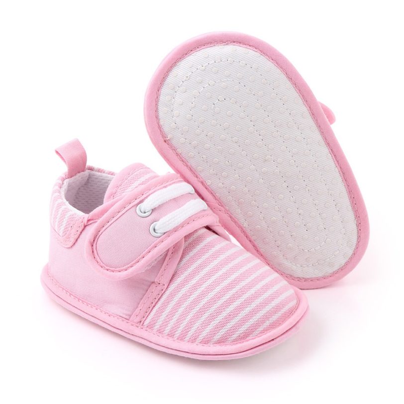 2021 New Baby Girls Boys Shoes Comfortable Striped Fashion Cotton Soft First Walkers Kid Shoes Anti-Slip baby shoes - Image 2