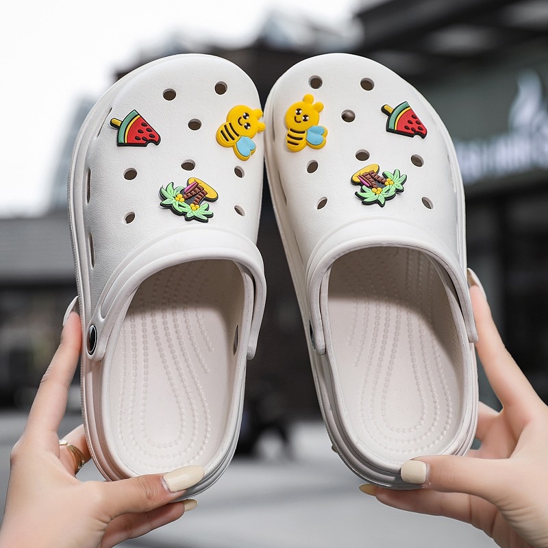 2021 Summer Women Garden Sandals Fruit Shoes Colorful Women s Clogs Comfort Platform Clogs Beach Women 1