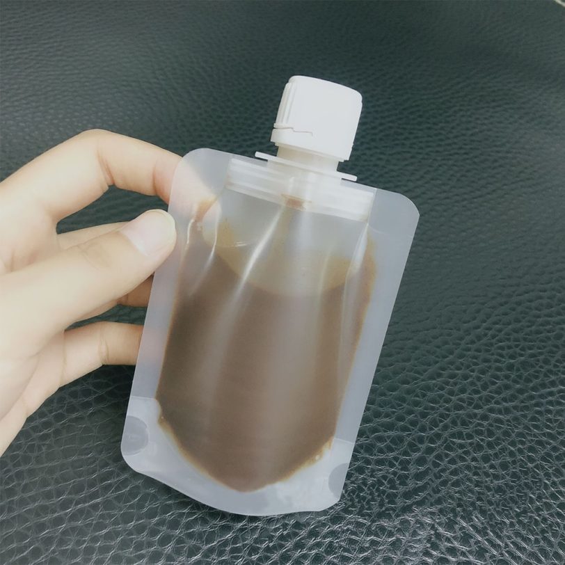 30/50/100ml Clamshell Packaging Bag Stand Up Spout Pouch Plastic Hand Sanitizer Lotion Shampoo Makeup Fluid Bottles Travel Bag - Image 4