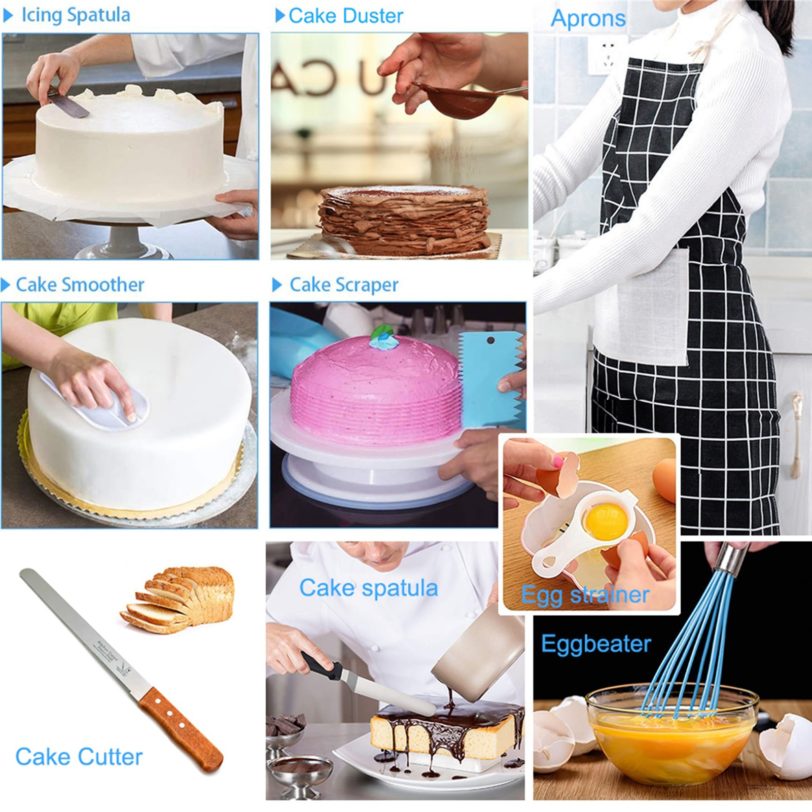 458 Pieces/set Cake Decorating Kit Cake Decorating Supplies Bakery Baking School Home Cake Decorating Kit For Beginners - Image 5