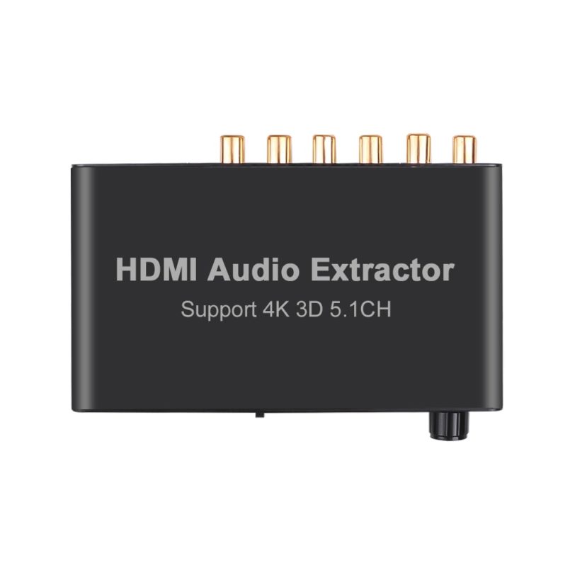 5.1CH 4K 3D HDMI-compatible Audio Extractor Decode Coaxial to RCA AC3/DST to 5.1 Amplifier Analog Converter for PS4 DVD Player - Image 4