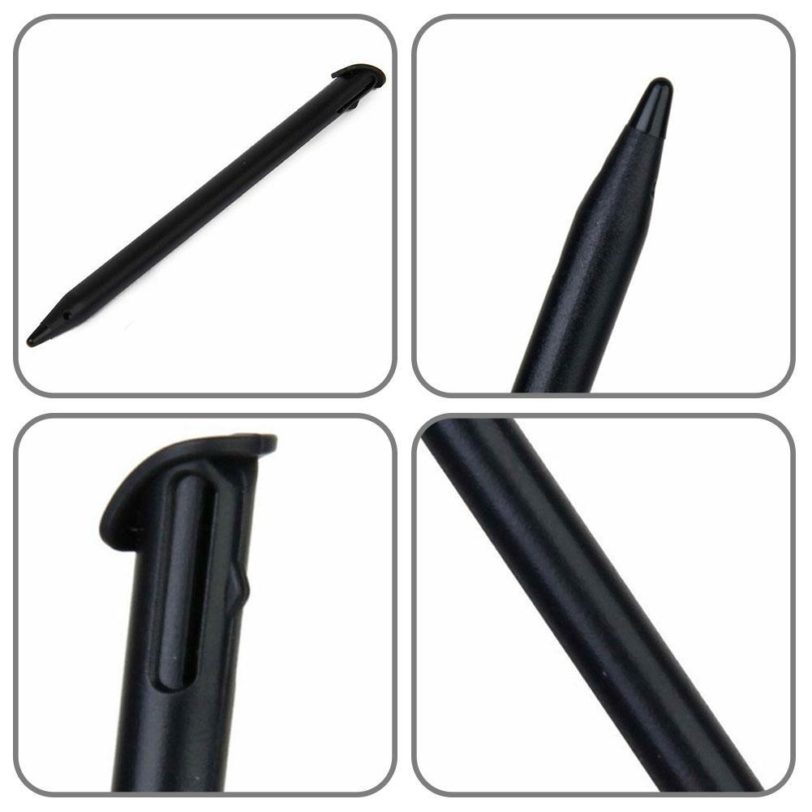 5Pcs Black Plastic Screen Stylus Pen for Nintendo Wii U Pro Game Accessories - Image 6