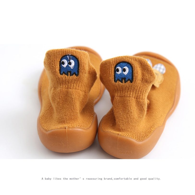 6 12 24 Month Baby Boy Shoes Newborn Knitted Autumn Toddler Girls Socks Shoes Non-Slip Floor Shoes Yellow Blue Casual Shoes Kids - Image 4