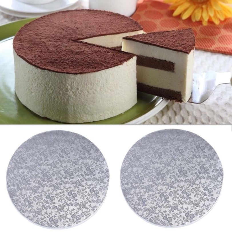 8/10/12 Inch Round Cake Board Dessert Displays Tray For Wedding Birthday Party Decor Cakes Moving Plate Turntable Baking Tool - Image 6