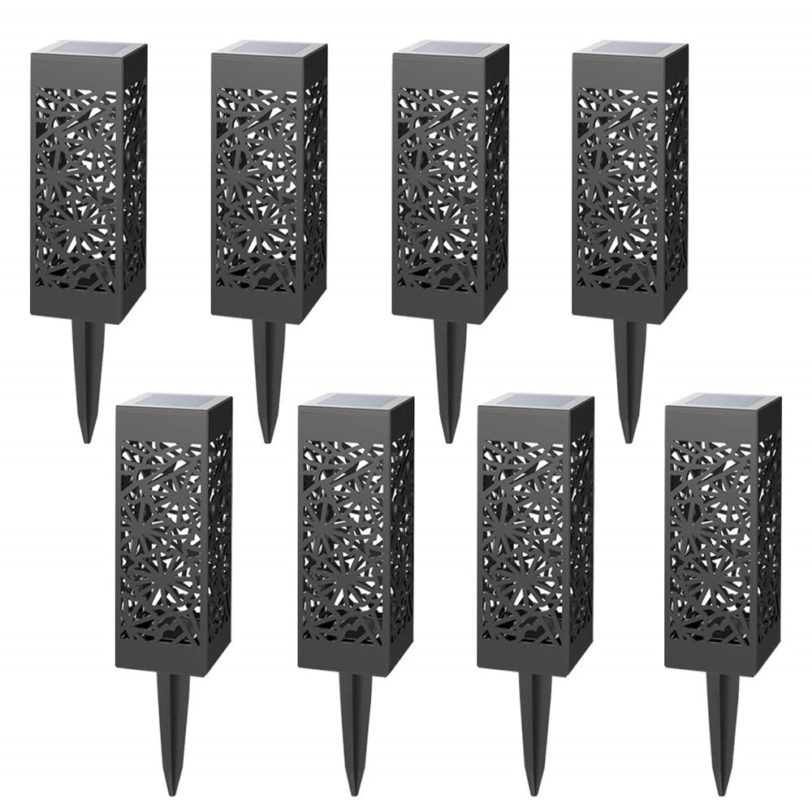 8 Pcs Solar Powered LED Garden Lights Automatic Led for Patio Yard and Garden Lawn Lights - Image 2