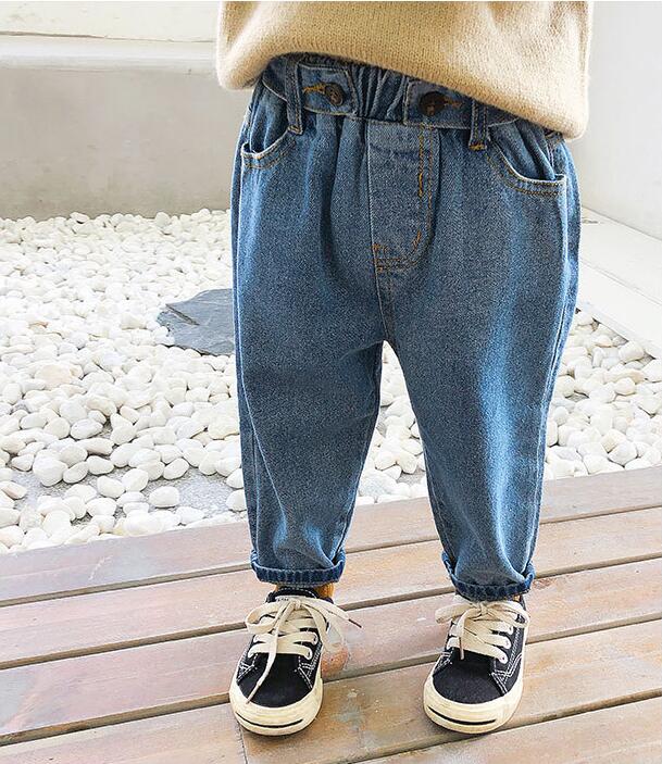 Autumn Spring Baby Boys Jeans Pants Kids Clothes Cotton Casual Children Trousers Denim Boys Clothes 2 1