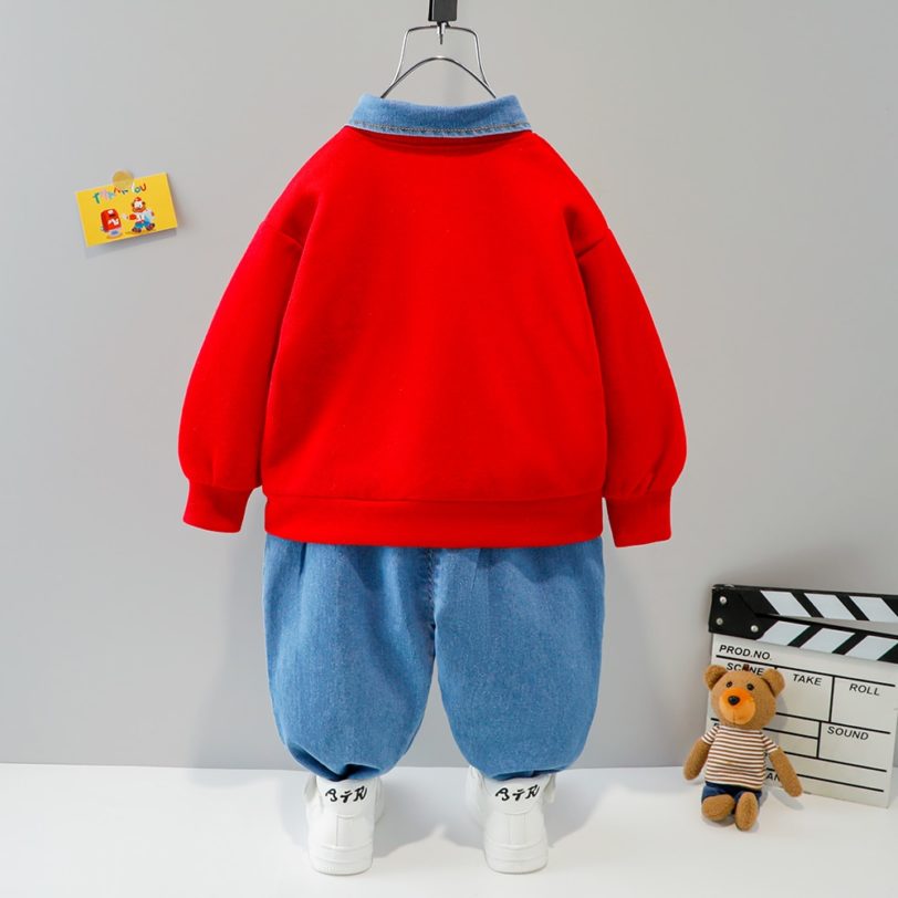 Babi Boys Clothes Set New Autumn Fashion Style Cotton Material Child Costum Kids 3 Years Old 4 Infant Clothing Baby Suits - Image 3