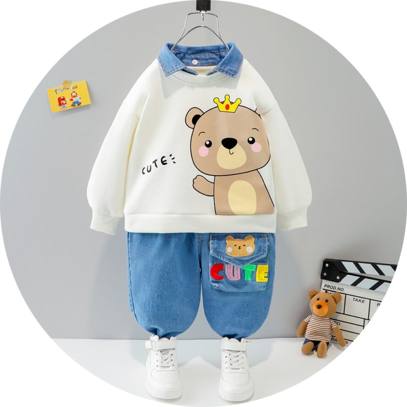 Babi Boys Clothes Set New Autumn Fashion Style Cotton Material Child Costum Kids 3 Years Old 4 Infant Clothing Baby Suits - Image 6