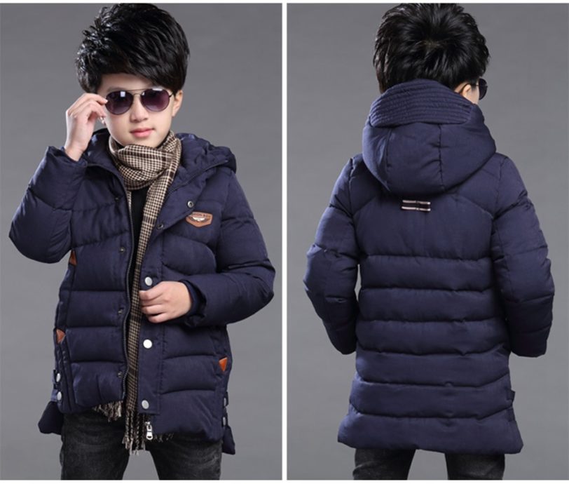 Baby Boy Winter Jackets 2021 Kids Hooded Outerwear Down & Parkas Coat Clothes for Teen Boys 3 5 6 7 8 9 10 11 12 13 14 Years Old - Image 4