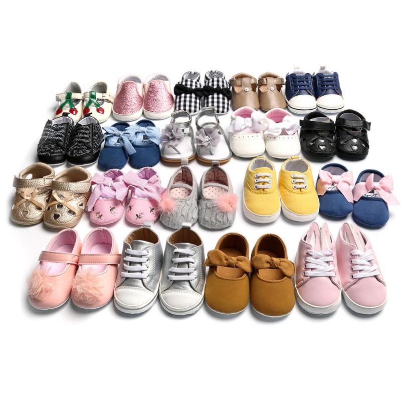 Baby Girl Shoe Boys First Walkers 3pair/lot different designs Newborn Soft Training Shoe Prewalker Infant Sandals 3 6 9 12 Month - Image 2