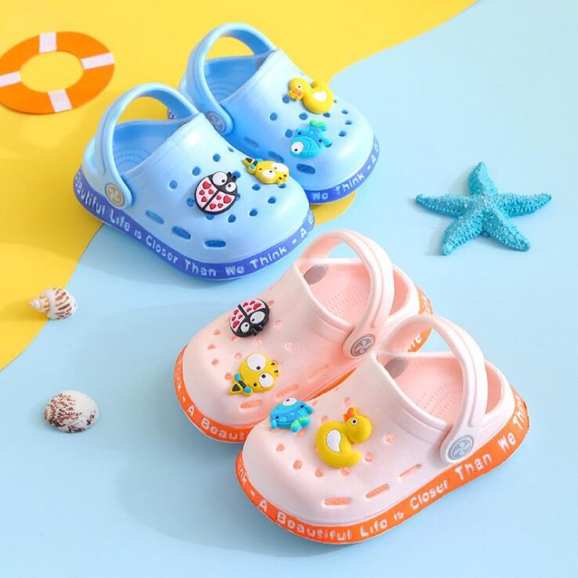 Baby Sandals Kids Cartoon Duck Cute Baby Shoes Summer Infant Boys Girls Soft Flat Sandals 1 2 3 years Toddlers Sandals PVC Shoes - Image 5