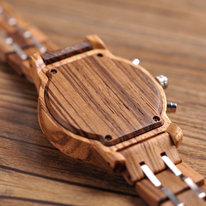 Bobo Bird Wooden Women's Watches Ladies Watch Female 2020 Luxury Quartz Watch for Women Chronograph WristWatch Auto Date - Image 2