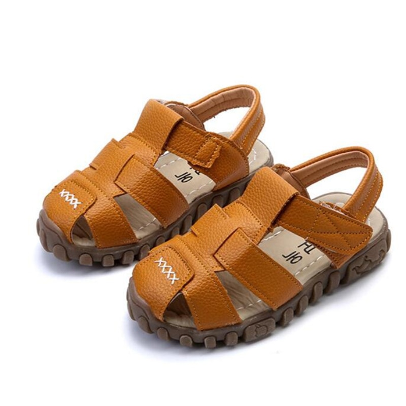 Boy Sandals Holes Toddlers Baby Beach Shoes Kids Roman Style Sandal White Boys Fashion Casual Sandals