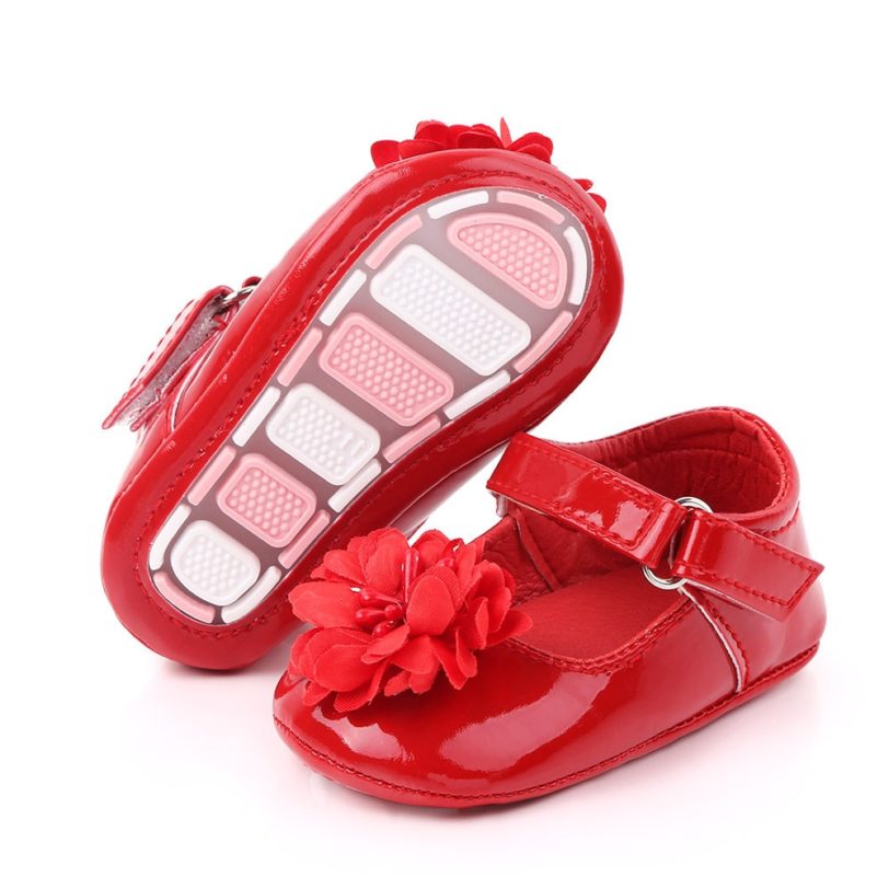 Brand Baby Girl Shoes Anti-skip Soft Sole Walking Toddler Mary Jane Flats Newborn Footwear Infant for 1 Year Old Girls Crib Shoe - Image 2