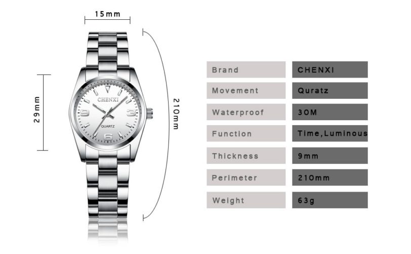 CHENXI Women Watches Ladies Fashion Luxury Brand Dress Wristwatches Quartz Analog Watch Clock for Woman Elegant Relogio Feminino - Image 4