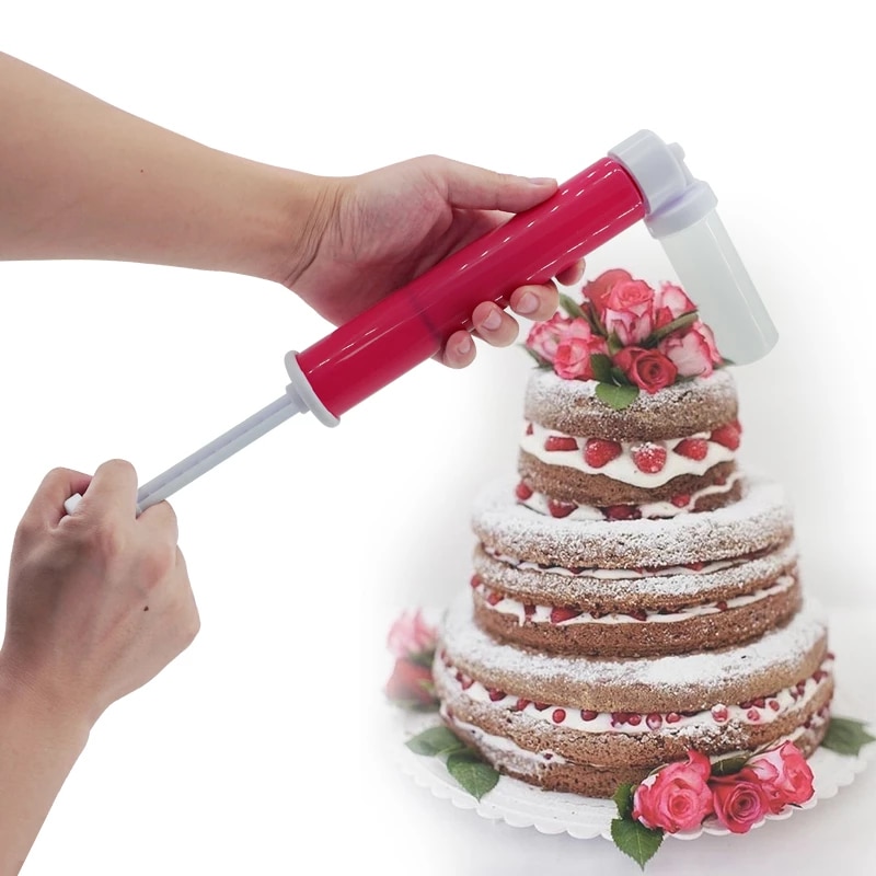 Cake Manual Airbrush Spray Gun Decorating Spraying Coloring Baking Decoration Cupcakes Desserts Kitchen Pastry Tools Accessories 2