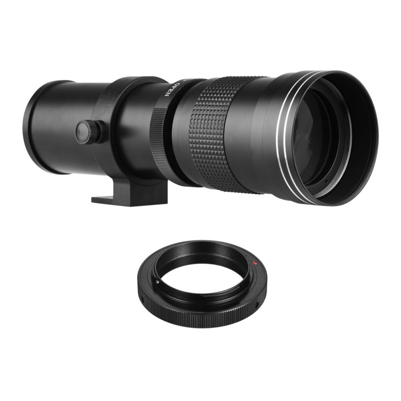 Camera MF Super Telephoto Zoom Lens F/8.3-16 420-800mm T2 Mount w/ AI-mount Adapter Ring for Nikon AI-mount D50 D90 D5100 D7000 - Image 5