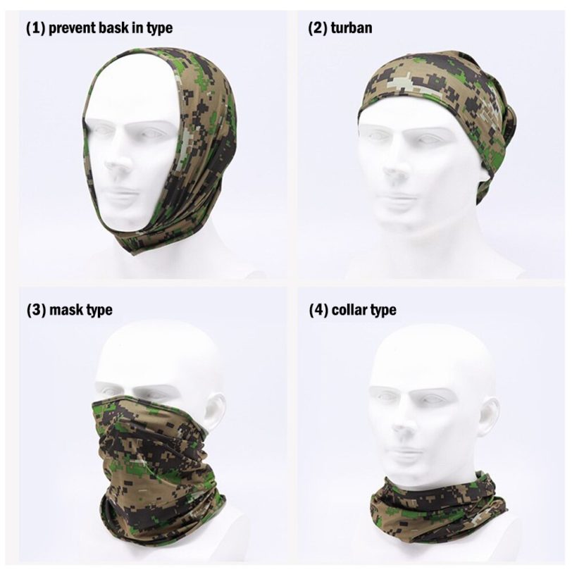 Camping Hiking Scarves Cycling Sports Bandana Outdoor Headscarves Riding Headwear Men Women Scarf Neck Tube Magic Scarf - Image 5