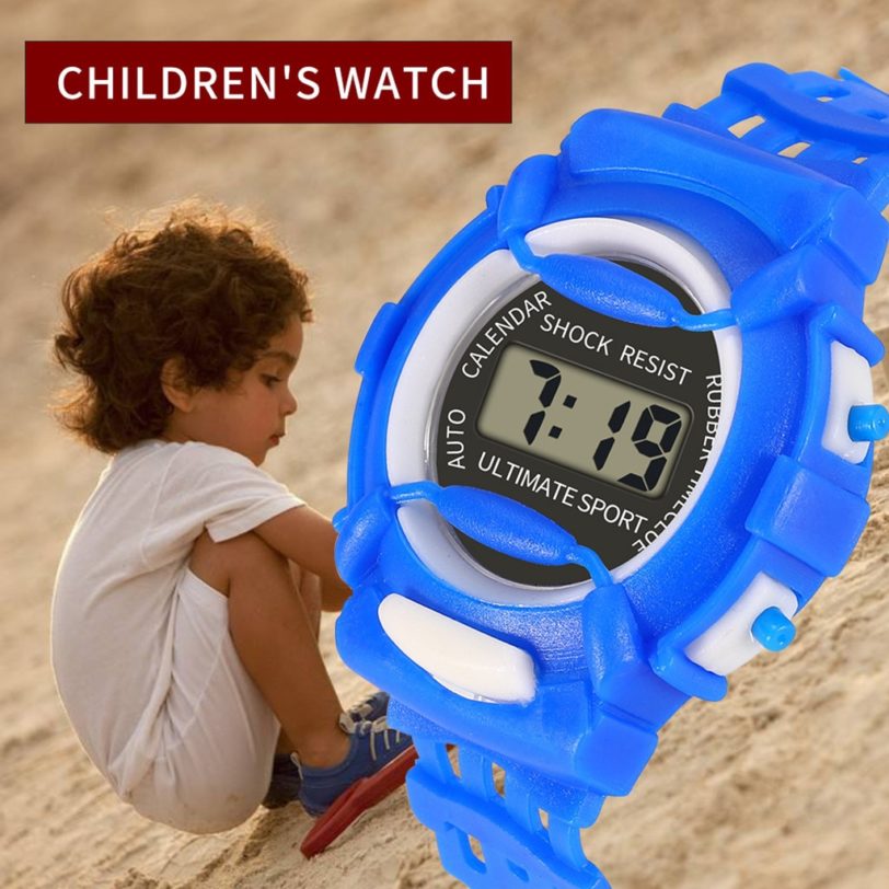 Casual Children Boys Girls Analog Digital Sport LED Student Waterproof Wrist Watch New Electronic Simplicity Round Watches - Image 4