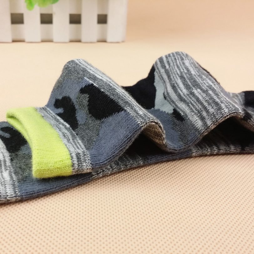 Children Wit Winter New Children Socks Cotton Camouflage Boys Girls Socks 1- 10 Year Kids Socks 5 Pairs / lot - Image 5