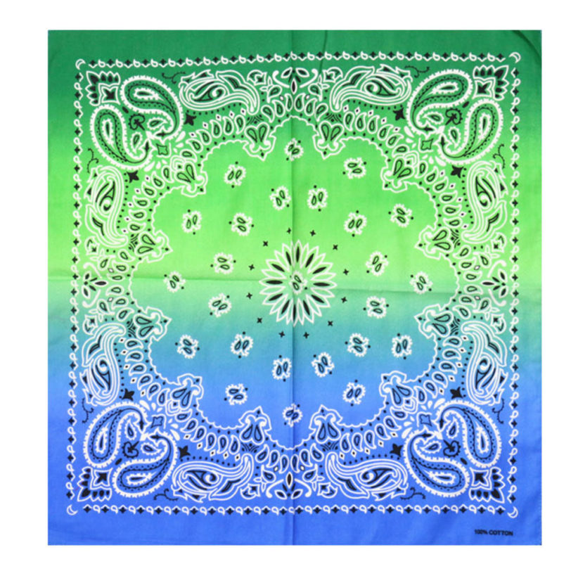 Colorful Tie Dye Hip Hop Paisley Bandana Square Scarf Head Wrap Neck Wrist Band Handkerchief For Graffitin Women Men Bright - Image 4