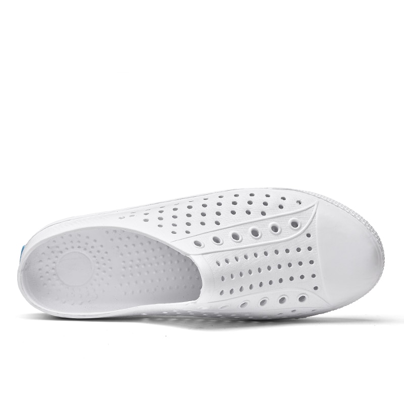 Coslony Sandals Men Hole Shoes sandles for men Rubber Clogs For men Women White Unisex Couple 1