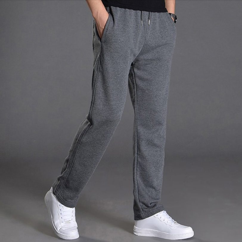 Cotton Joggers Men Jogging Sweatpants Sportswear Knit Tracksuit Sports Pants Trousers Oversize Wide Leg Clothing 5XL 2021 Summer - Image 5