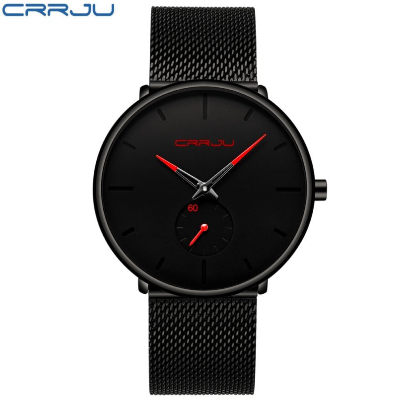 Crrju Watch Women Men Watch Top Brand Luxury Famous Dress Fashion Watches Unisex Ultra Thin Wristwatch Relojes Para Hombre - Image 2