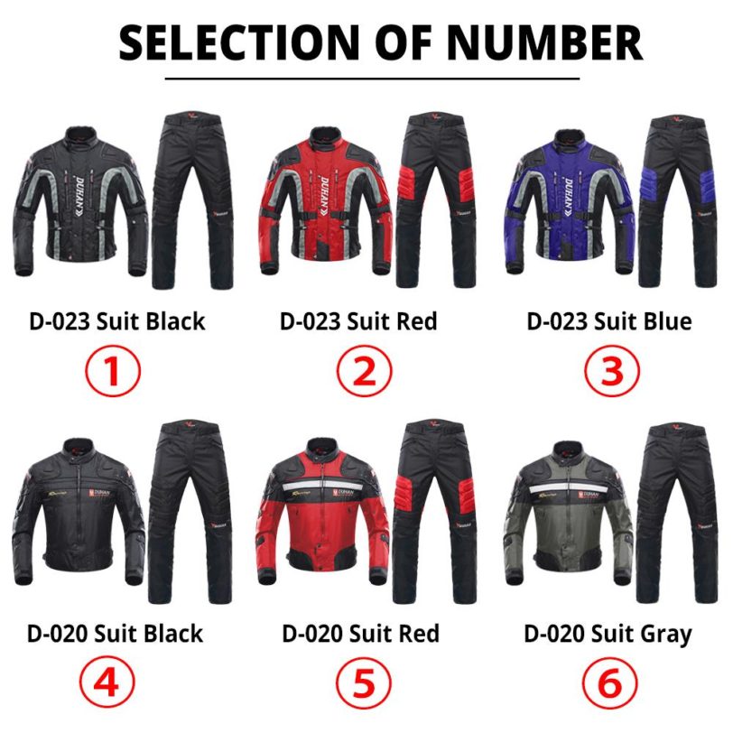 DUHAN Autumn Winter Cold-proof Motorcycle Jacket Moto Protector Motorcycle Pants Moto Suit Touring Clothing Protective Gear Set - Image 2