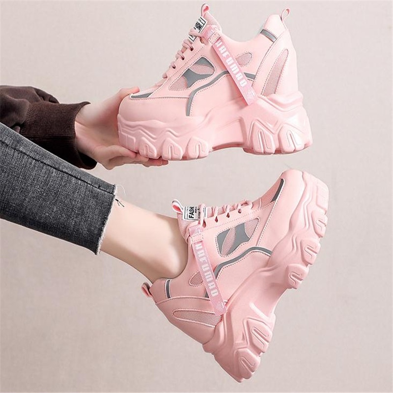 Designer Sneakers Woman Winter Fashion Thick Bottom Ladies Trainers White Platform Shoes Women Chunky Sneakers Zapatillas
