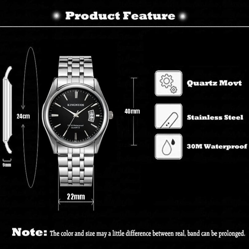 Dropshipping Fashion Men's Watch 30m Waterproof Date Clock Male Sports Watches Men Casual Quartz Wrist Watch Relogio Masculino - Image 4