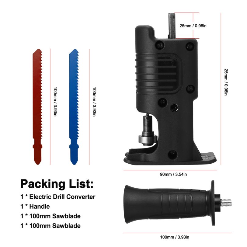 Electric Drill Modified To Electric Saws Reciprocating Saw Adapter Accessory Electric Saws Drill to Jig Saws Portable Wood Tool - Image 2