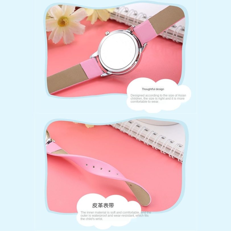 Elsa Watch Girls Elsa Princess Kids Watches Leather Strap Cute Children's Cartoon Wristwatches Gifts for Kids Girl watches - Image 5