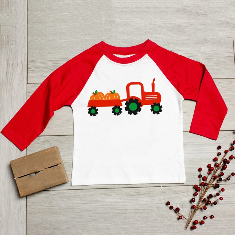 Fall Truck Shirt Pumpkin Truck Pumpkin Patch Toddler Fall Shirt Thanksgiving Shirt Halloween Kids Boys Girls Fashion T-shirts - Image 3