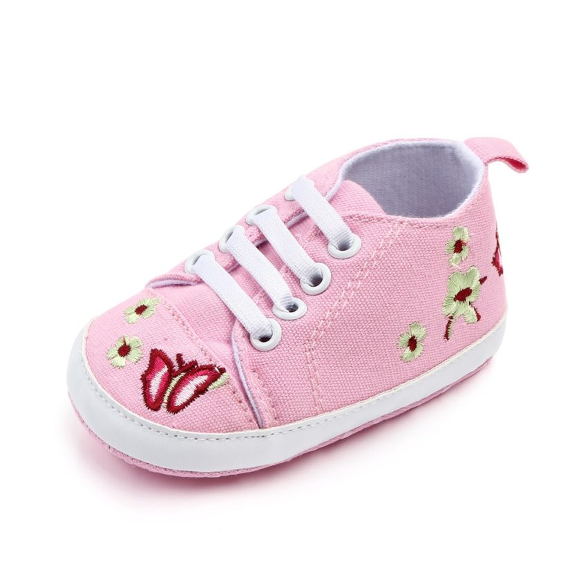 Fashion Brand Newborn Baby Girl Princess Shoes Lace-up Soft Sole First Walkers Toddler Sneakers Infant Shoes for 1 Year Old - Image 6