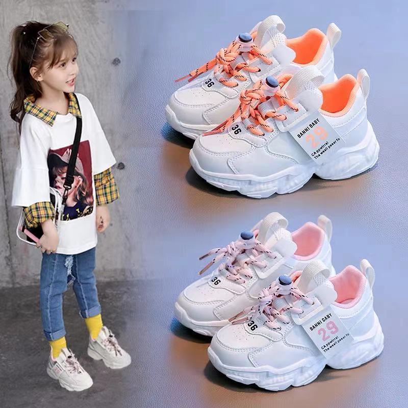 Girls Sneakers Sports Mesh Running Shoes Old Kid s Casual Shoes Comfortable Breathable Walking Jogging Shoes 2