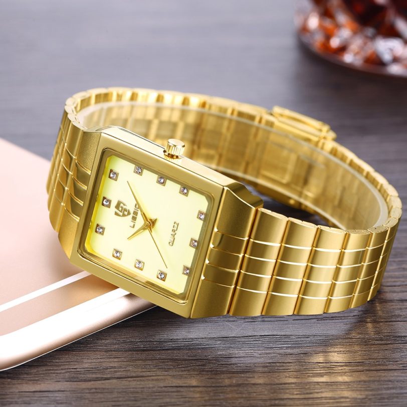 Gold Stainless Steel Watches Women Luxury Clock Ladies Wristwatch reloj mujer Relogio Feminino Female Bracelet 8808 - Image 4