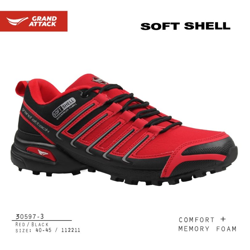 Grand Attack Men Shoes Trail Running Sneakers Outdoor Walking Hiking Trekking Backpacking Water Resistant Trainers shoe - Image 3