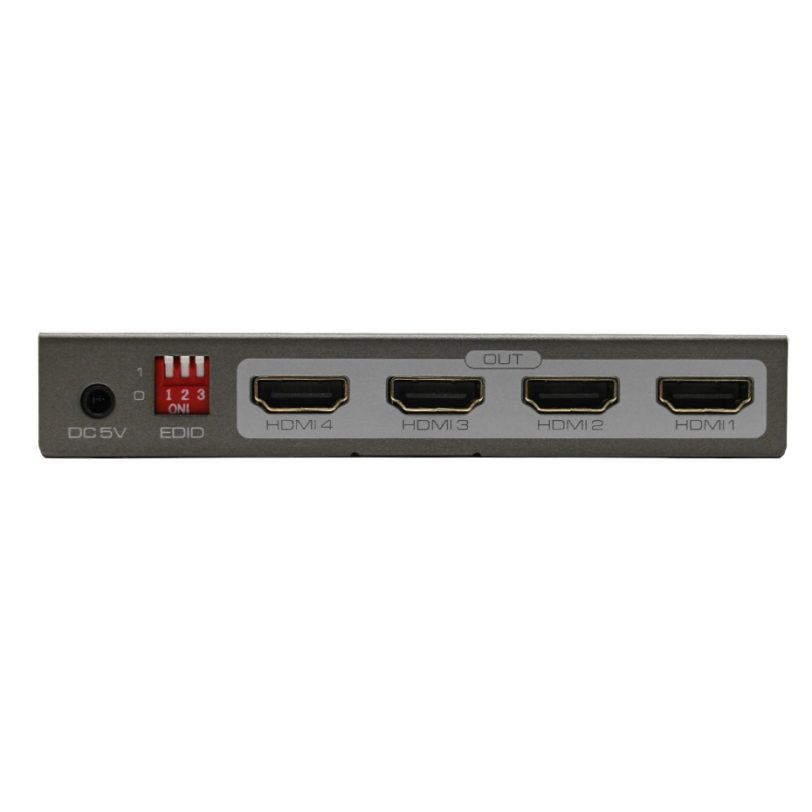 HDMI 2.0 Splitter 4K 60Hz HDR HDCP 2.2 HDMI 2.0 1 in 2 out HDMI 2.0 1X4 splitter EDID control(2 diffrent resolutions supported) - Image 3