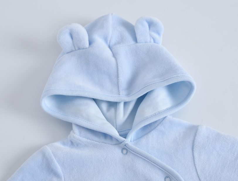 Hooded Baby Boy Romper New Born Birth Gift Full Sleeve Keep Wam Rabbit Embroidery Baby Clothing Roupa Infantil - Image 4