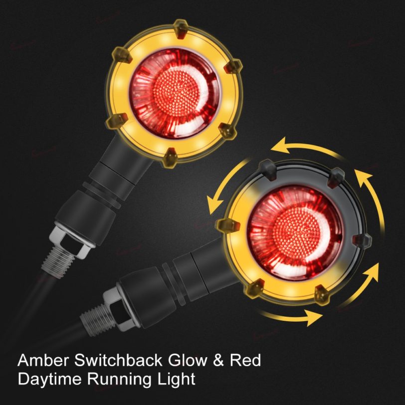 IP68 Waterproof Universal Led Turn Signal For Motorcycle Warning Lights Sequential Flasher Racing Motorbike Accessories - Image 4