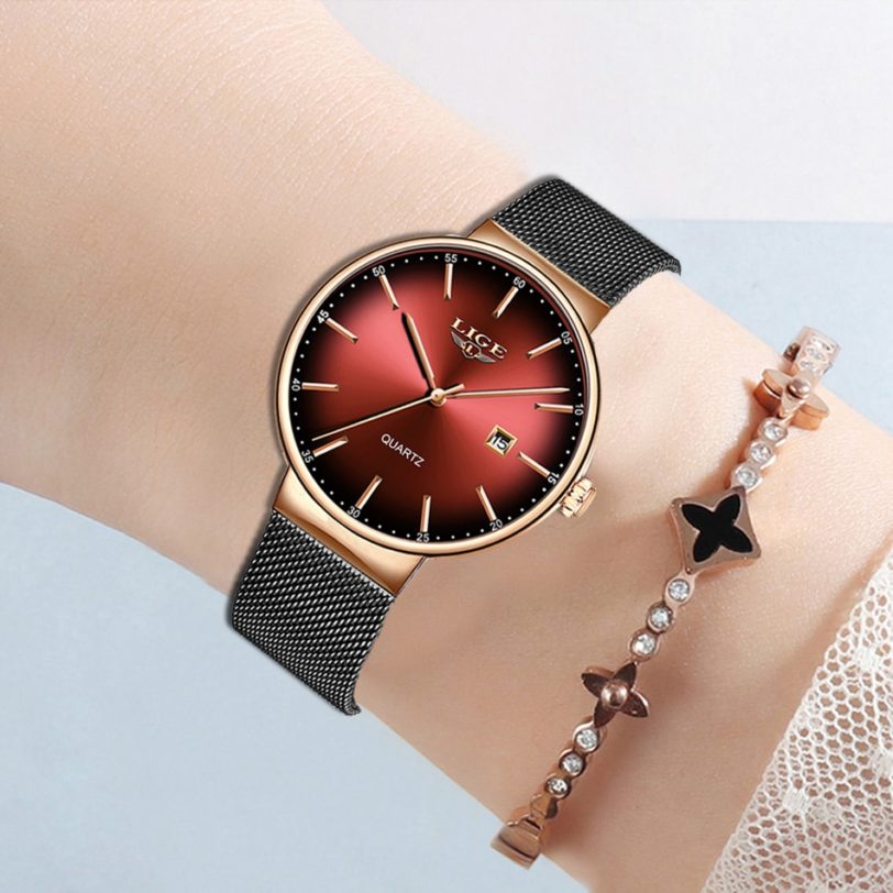 LIGE Brand Luxury Women Watches Fashion Quartz Ladies Watch Sport Relogio Feminino Clock Wristwatch for Lovers Girl Friend 2021 - Image 3