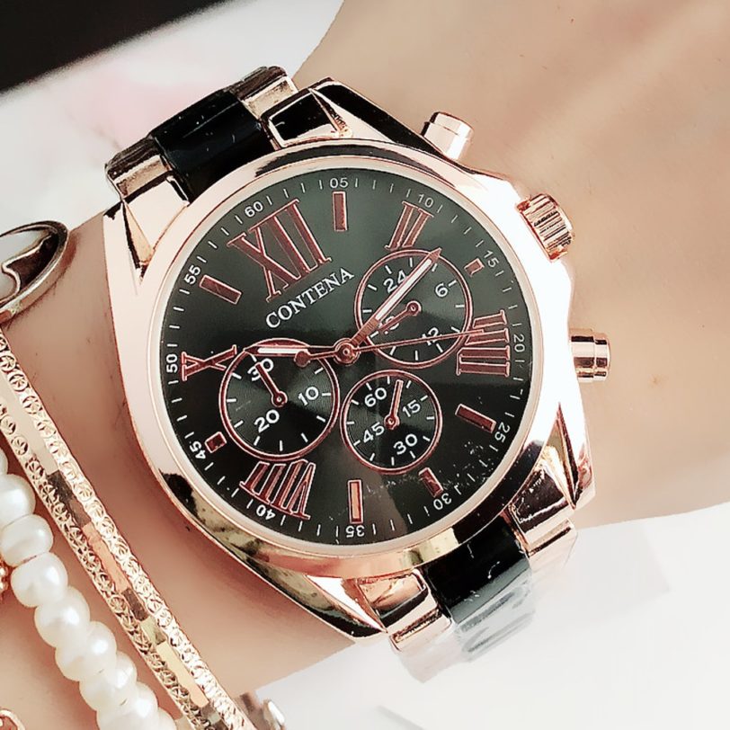 Ladies Fashion Pink Wrist Watch Women Watches Luxury Top Brand Quartz Watch M Style Female Clock Relogio Feminino Montre Femme - Image 2